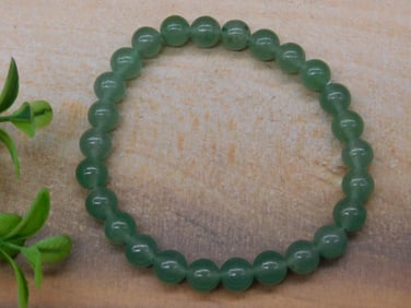 AVENTURINE BEADED BRACELET ROCK STONE LAPIDARY SPECIMEN
