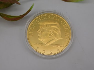 2024 Donald Trump Gold-Tone Commemorative Coin