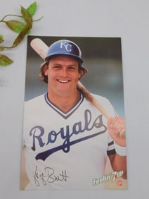 George Brett Kansas City Royals Feelin' Seven-Up Promo Card