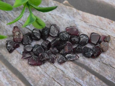 Loose Red Garnet Gemstones for Jewelry or Collection