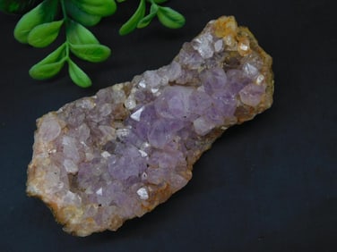 Cluster of Raw Purple Amethyst Mineral Specimen