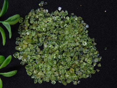Collection of Loose Green Gemstones, 18 Grams