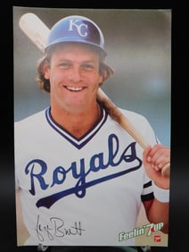 George Brett Signed Feelin? 7up Promotional Poster
