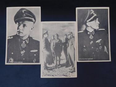 Set of Three WWII-Era German Postcards