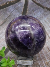 Polished Amethyst Crystal Sphere Rock Stone Lapidary Specimen