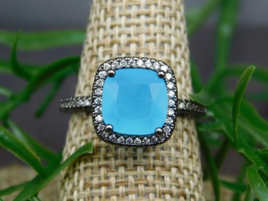 GENUINE STONE RING SIZE 7