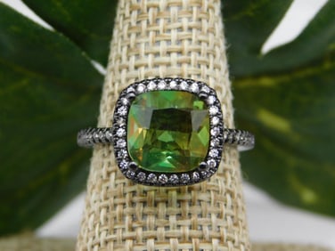 GENUINE STONE RING SIZE 6