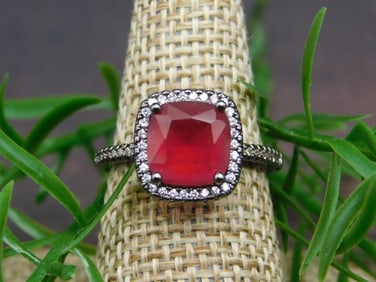 GENUINE STONE RING SIZE 7