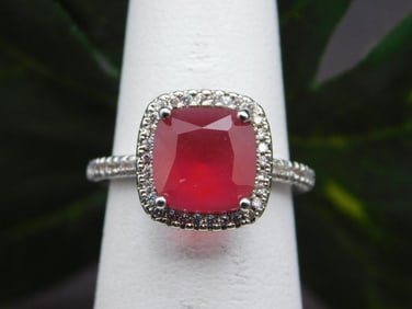 GENUINE STONE RING SIZE 6