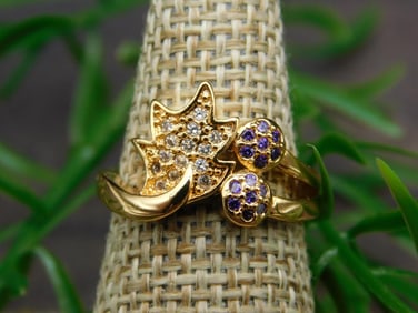 GENUINE STONE RING SIZE 6