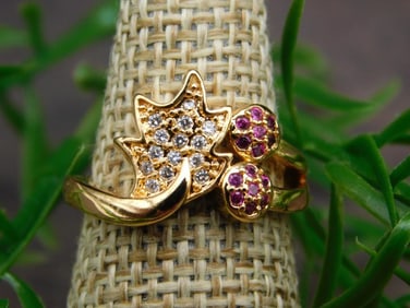 GENUINE STONE RING SIZE 6