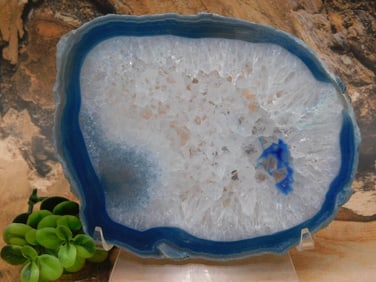 AGATE SLICE ROCK STONE LAPIDARY SPECIMEN