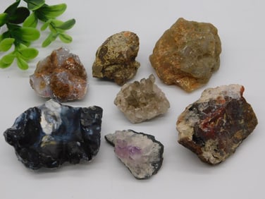 MIXED ROUGH ROCK STONE LAPIDARY SPECIMEN