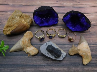 MIXED LOT ROCK STONE LAPIDARY SPECIMEN