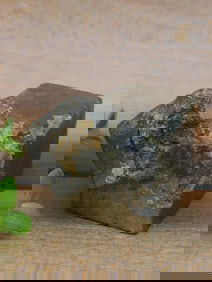 NATURAL FORMATION SPANISH PYRITE CUBE ROCK STONE LAPIDARY SPECIMEN