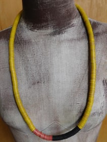 AFRICAN TRADE BEADS ROCK STONE LAPIDARY SPECIMEN