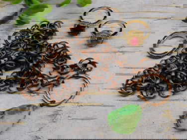 MIXED JEWELRY LOT ROCK STONE LAPIDARY SPECIMEN