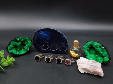 MIXED LOT ROCK STONE LAPIDARY SPECIMEN