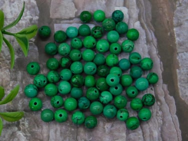 Green Beads Assortment for Jewelry Making