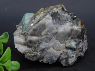 Rough Emerald Specimen in Matrix Rock Stone Lapidary Specimen