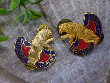 Pair of Protectors of Peace Pins, Ira Green Inc., USA