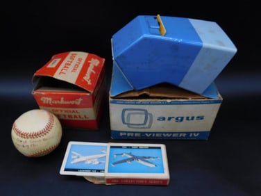 Lot of Argus Pre-Viewer IV, Baseball, and Playing Cards