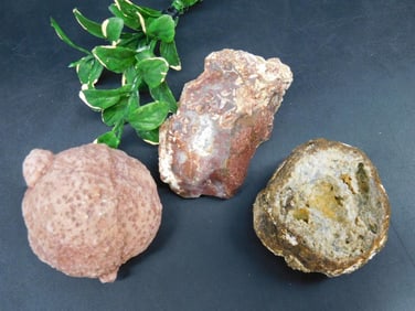 MIXED ROUGH LOT ROCK STONE LAPIDARY SPECIMEN