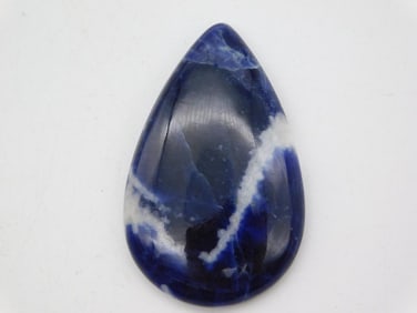 SODALITE CABOCHON ROCK STONE LAPIDARY SPECIMEN