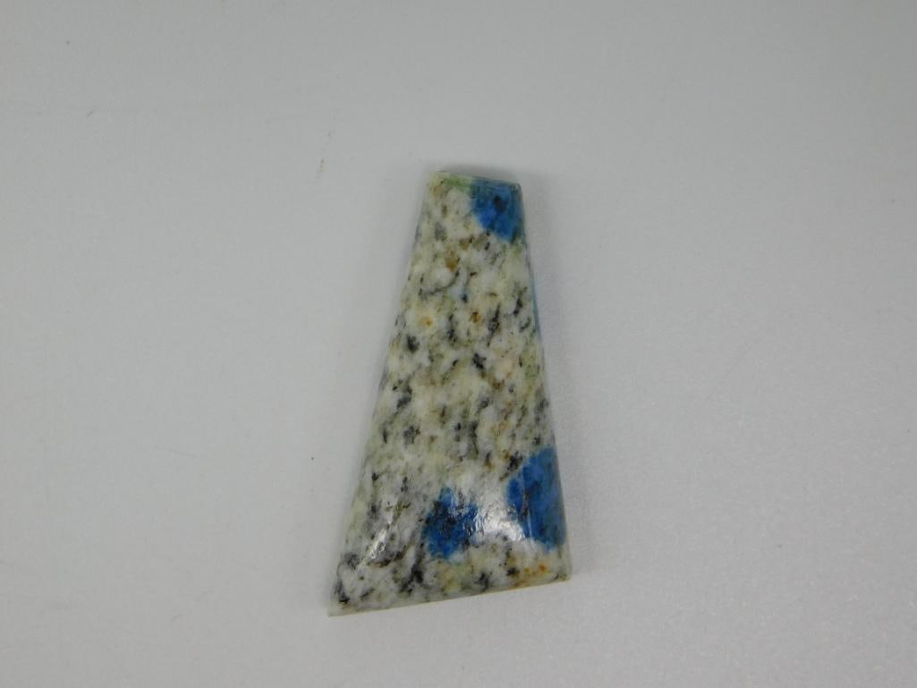 K2 AZURITE CABOCHON ROCK STONE LAPIDARY SPECIMEN: K2 AZURITE CABOCHON ROCK STONE LAPIDARY SPECIMEN