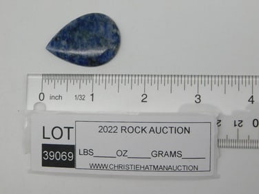 SODALITE CABOCHON ROCK STONE LAPIDARY SPECIMEN