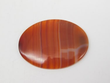 BANDED AGATE CABOCHON ROCK STONE LAPIDARY SPECIMEN