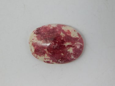 THULITE CABOCHON ROCK STONE LAPIDARY SPECIMEN