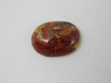 BRECCIATED JASPER CABOCHON ROCK STONE LAPIDARY SPECIMEN