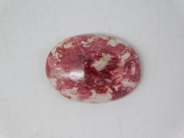 THULITE CABOCHON ROCK STONE LAPIDARY SPECIMEN