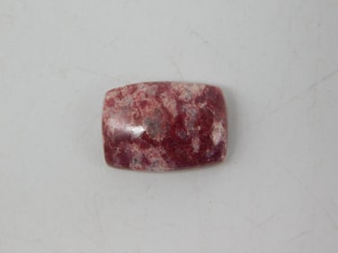 THULITE CABOCHON ROCK STONE LAPIDARY SPECIMEN