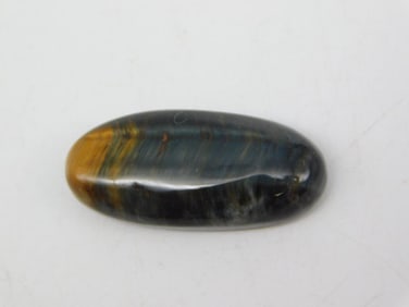 HAWK EYE CABOCHON ROCK STONE LAPIDARY SPECIMEN