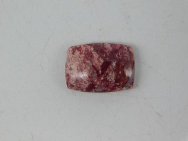 THULITE CABOCHON ROCK STONE LAPIDARY SPECIMEN