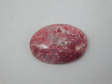 THULITE CABOCHON ROCK STONE LAPIDARY SPECIMEN