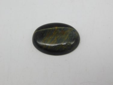 HAWK EYE CABOCHON ROCK STONE LAPIDARY SPECIMEN