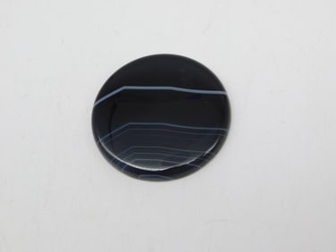 BANDED AGATE CABOCHON ROCK STONE LAPIDARY SPECIMEN