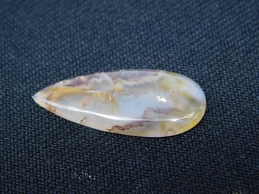 PLUME AGATE CABOCHON ROCK STONE LAPIDARY SPECIMEN