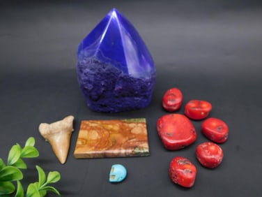 MIXED LOT ROCK STONE LAPIDARY SPECIMEN