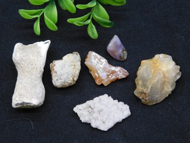 MIXED ROUGH LOT ROCK STONE LAPIDARY SPECIMEN