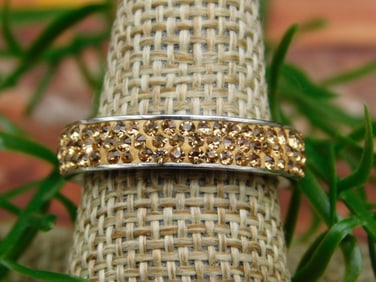 GENUINE STONE RING SIZE 8