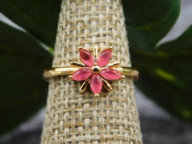 GENUINE STONE RING SIZE 4