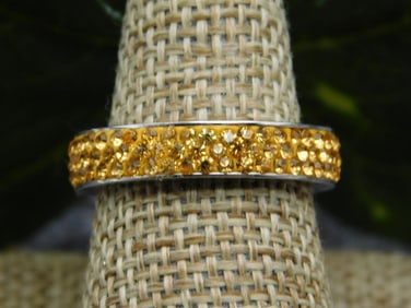 GENUINE STONE RING SIZE 8