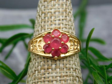 GENUINE STONE RING SIZE 5