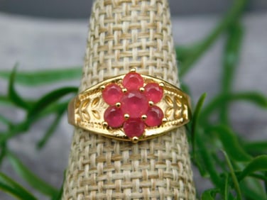 GENUINE STONE RING SIZE 5