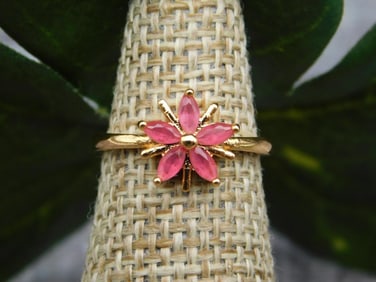 GENUINE STONE RING SIZE 4