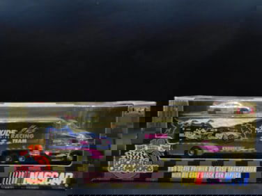 Racing Champions NASCAR Exide Racing Transporter Set NIB